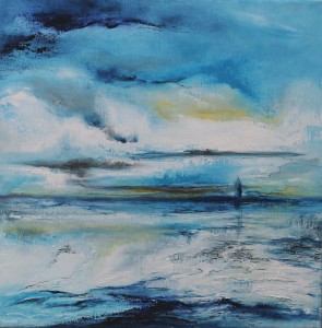 "POEL 2", Olieverf op linnen 50 x 50cm