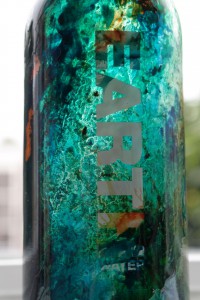 Detail eARTh bottle, Charity AAF 2016 Earth water