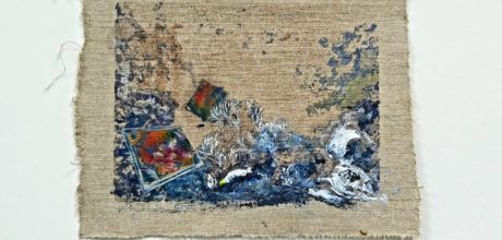 Colorfully Pale II, Astrid Stoffels, Mixed media, olieverf, new artwork, kwetsbare nature, plastic soup, oceans clean up, Dutch artist, Art collectors, kunst verzamelen, Kunstenaar Amstelveen, gallery, galeries, mixed media, Hedendaagse kunst