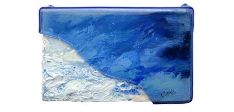 vulnerable nature, Astrid Stoffels, Dutch artist, gallery, newart, galeries, artcollectors, contemporary art, glas, glas op hout, glass art, female artist, kunst, nieuwe kunst, kwetsbare natuur, vulnerable nature, landscape art, landschapskunst