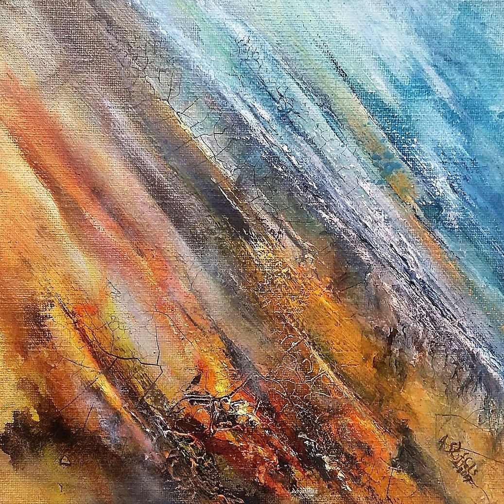 The elements from a bird’s eye view II 25 x 25 cm K